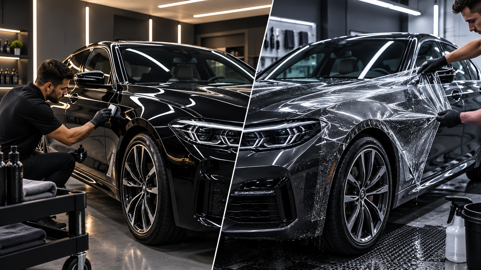 Ceramic coating and PPF protection